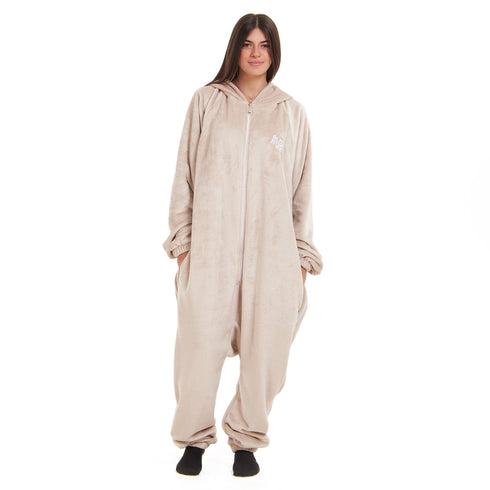 Snuggs Blanket Onesie Beige